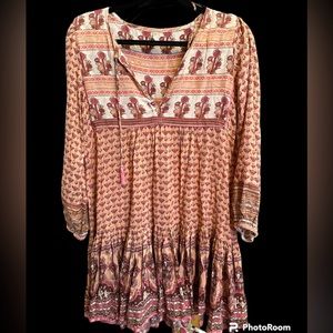 Spell designs size medium, excellent condition short bohemian dress